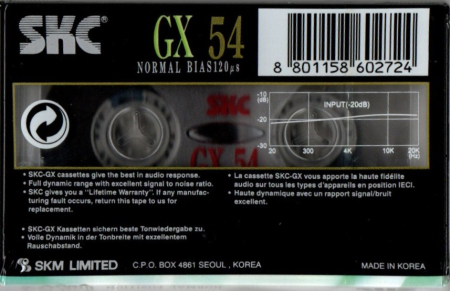 Caseta Audio SKC GX 54 (54 min) [1]