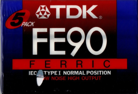 Accesorii - Set Casete TDK FE90 Ferric (90 min)