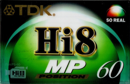 Echipamente Audio - Caseta Video TDK Hi8 MP 60 (60 min)