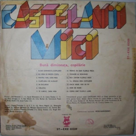 Castelanii Mici - Bună Dimineața, Copilărie, (Disc Vinil) [1]