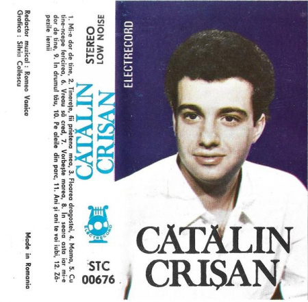 Cătălin Crișan - Mi-e Dor De Tine, (Casetă Audio) [1]