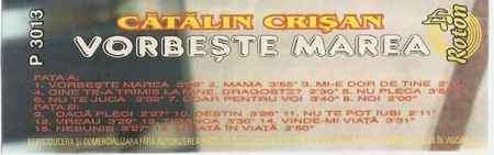 Cătălin Crișan - Vorbește Marea (Caseta Audio) [1]