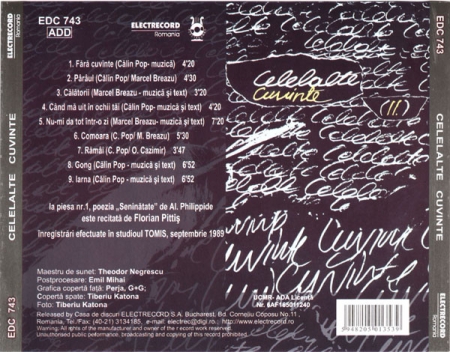 Celelalte Cuvinte - (II.), (CD) [1]