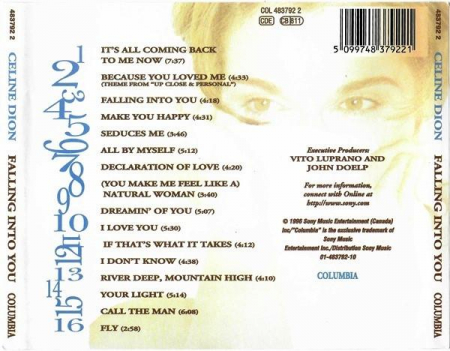 Céline Dion - Falling Into You , (CD) [1]