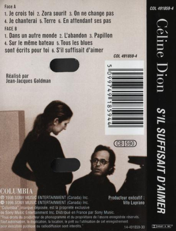 Céline Dion - S'il Suffisait D'aimer (Caseta Audio) [1]