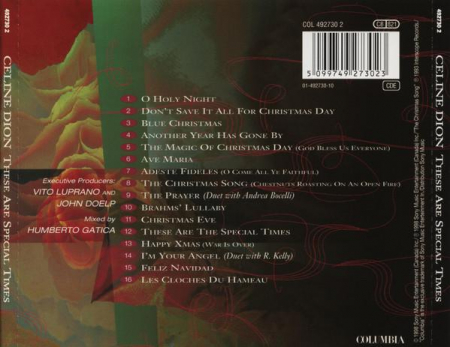 Céline Dion - These Are Special Times, (CD) [1]