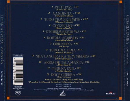 Cesaria Evora - Cesaria, (CD) [1]