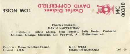 Charles Dickens  - David Copperfield (Caseta Audio) [1]