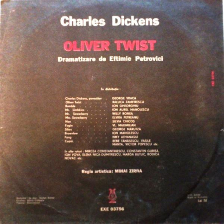 Charles Dickens - Oliver Twist, (Disc Vinil) [1]