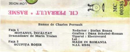 Charles Perrault - Basme (Caseta Audio) [1]