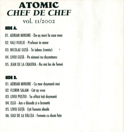Chef de Chef vol. 11 (Caseta Audio) [1]