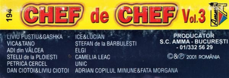 Chef De Chef Vol.3 (Caseta Audio) [1]