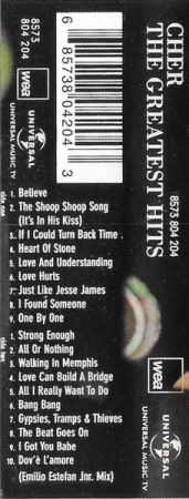 Cher - The Greatest Hits , (Casetă Audio) [1]