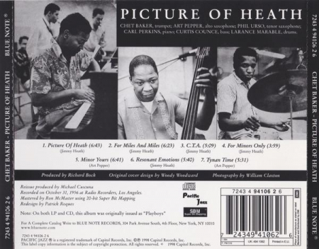 Chet Baker - Picture Of Heath, (CD) [1]