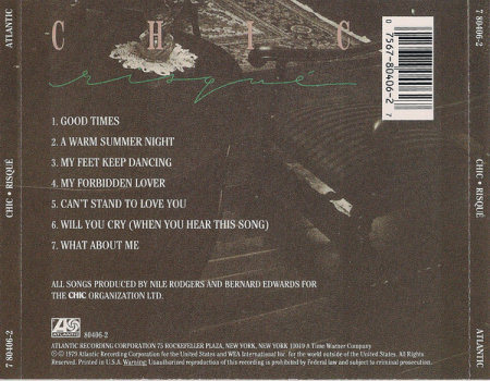 Chic - Risqué (CD) [1]