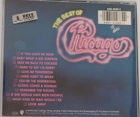 Chicago - The Best Of Chicago [1]