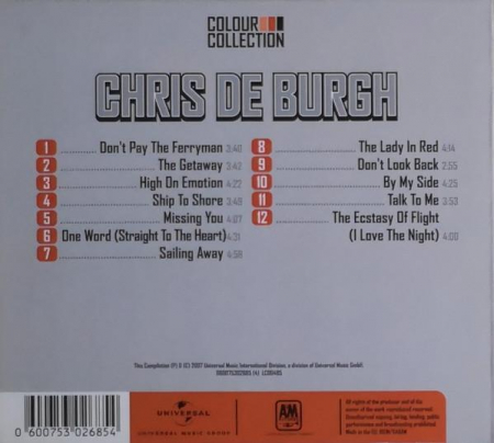 Chris de Burgh - Colour Collection , (CD) [1]