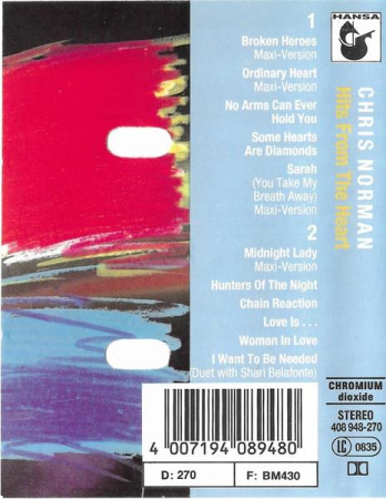 Chris Norman - Hits From The Heart (Caseta Audio) [1]