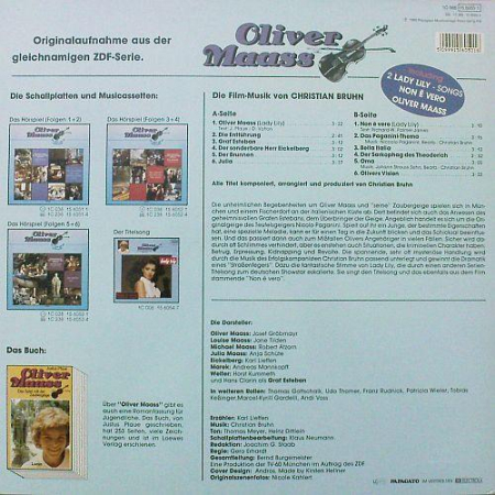 Christian Bruhn - Oliver Maass - Das Spiel Mit Der Zaubergeige (Original Film Musik) (Disc Vinil) [1]