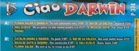 Ciao Darwin, (Casetă Audio) [1]