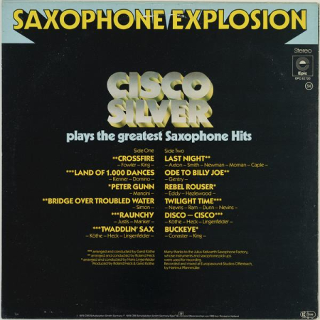 Cisco Silver - Saxophone Explosion [1]