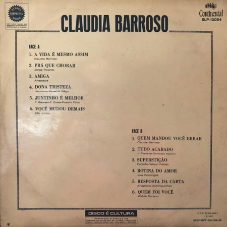 Claudia Barroso - Claudia Barroso (Disc Vinil) [1]