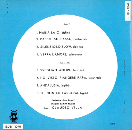 Claudio Villa - Claudio Villa II, (Disc Vinil) [1]