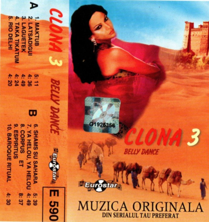 Casete audio - Clona 3 - Belly Dance (Caseta Audio)