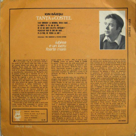 Coca Andronescu - Tanța Și Costel (Iubirea E Un Lucru Foarte Mare), (Disc Vinil) [1]