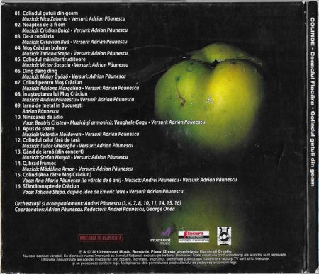 Colinde ● Cenaclul Flacăra ● Colindul Gutuii Din Geam, (CD) [1]