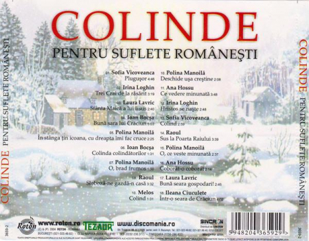 Colinde Pentru Suflete Românești, (CD) [1]