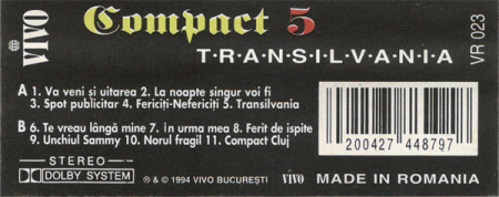 Compact C - Transilvania , (Casetă Audio) [1]