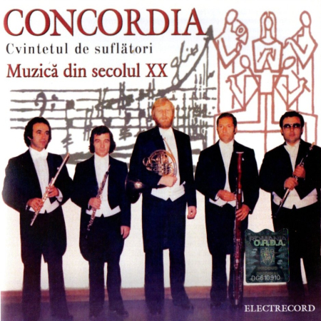 Cd-uri - Concordia - Cvintetul de Suflatori - Muzica din secolul XX (CD)