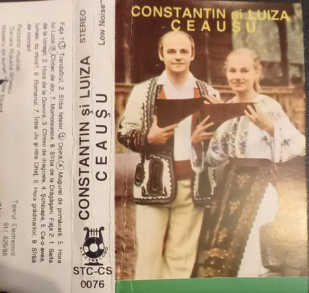Muzică Populară/Lăutarească - Constantin Ceaușu - Constantin Și Luiza Ceaușu, (Casetă Audio)