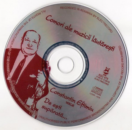 Constantin Eftimiu - De Ești Supărată..., (CD) [1]