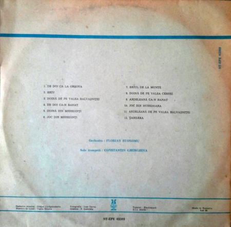 Constantin Gherghina - A Virtuoso Of The Trumpet / Un Virtuose De La Trompette, (Disc Vinil) [1]