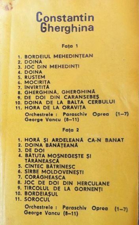 Constantin Gherghina - Solo Trompetă (Caseta Audio) [1]