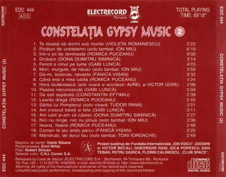 Constelația Gypsy Music Vol. 2, (CD) [1]