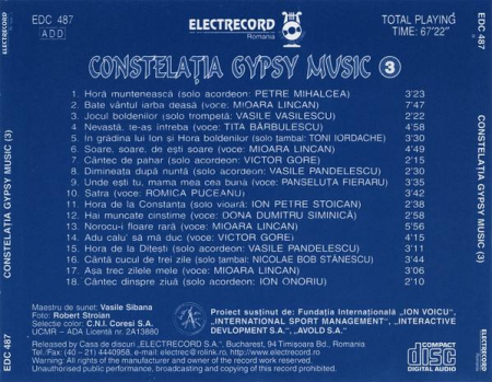 Constelația Gypsy Music Vol. 3, (CD) [1]