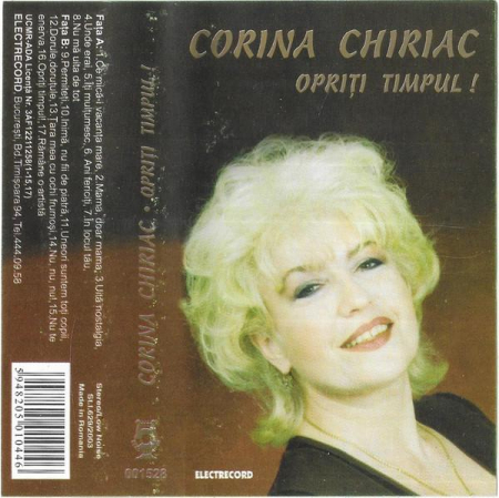Corina Chiriac - Opriți Timpul! (Caseta Audio) [1]