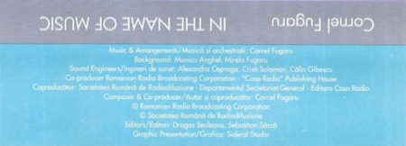 Cornel Fugaru - In The Name Of Music , (Casetă Audio) [1]