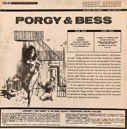 Coronet Studio Orchestra - George Gershwin's Porgy And Bess [1]