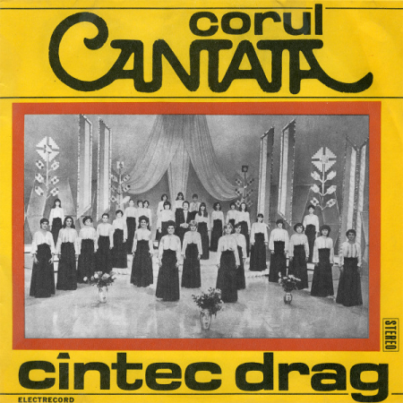 Muzică Clasică - Corul Cantata - Cîntec Drag, (Disc Vinil)