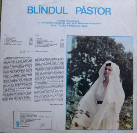 Corul de maici de la Mănăstirea Clocociov - Blîndul Păstor (Cîntece Mănăstirești), (Disc Vinil) [1]