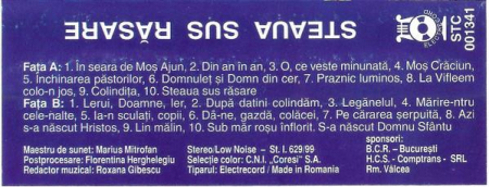 Corul Symbol - Steaua Sus Răsare, (Casetă Audio) [1]