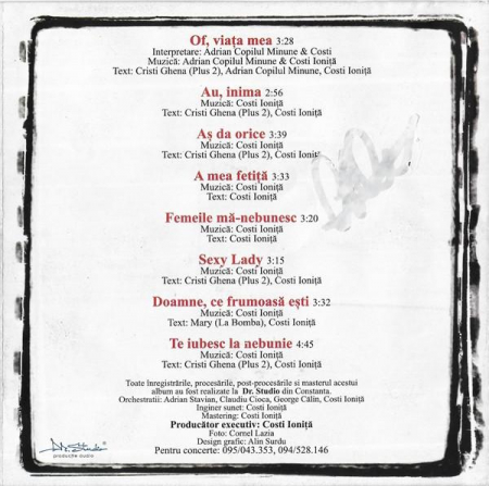 Costi Ioniță - Viața Mea, (CD) [1]