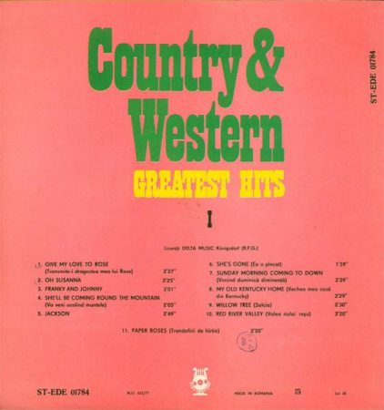 Country & Western Greatest Hits I [1]