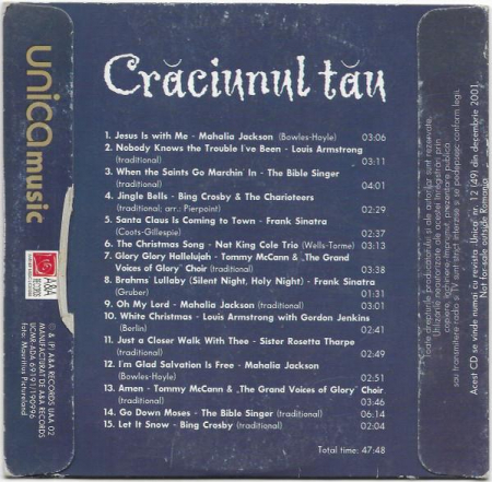 Crăciunul Tau, (CD) [1]