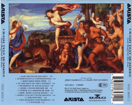Crash Test Dummies - God Shuffled His Feet, (CD) [1]