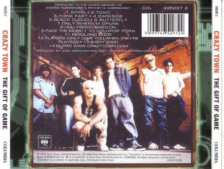 Crazy Town - The Gift Of Game (CD) [1]